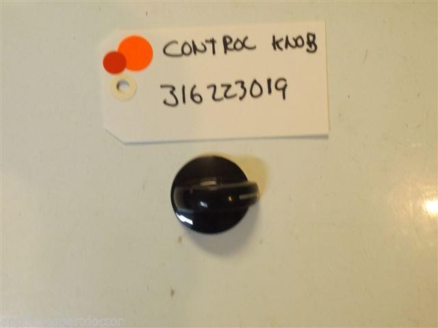 FRIGIDARE STOVE 316223019 Knob,control ,black used FRIGIDARE STOVE 316223019 Knob,control ,black used